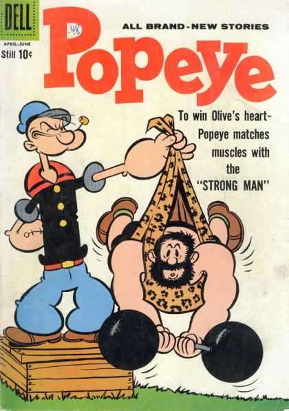 Popeye 48 - Man - Popeye - Pipe - Bluto - Barbel