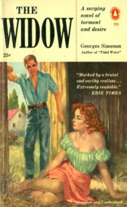 Popular Library - The Widow - John Simenon Georges; Translated By: Petrie