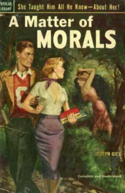 Popular Library - A Matter of Morals - Joseph Gies
