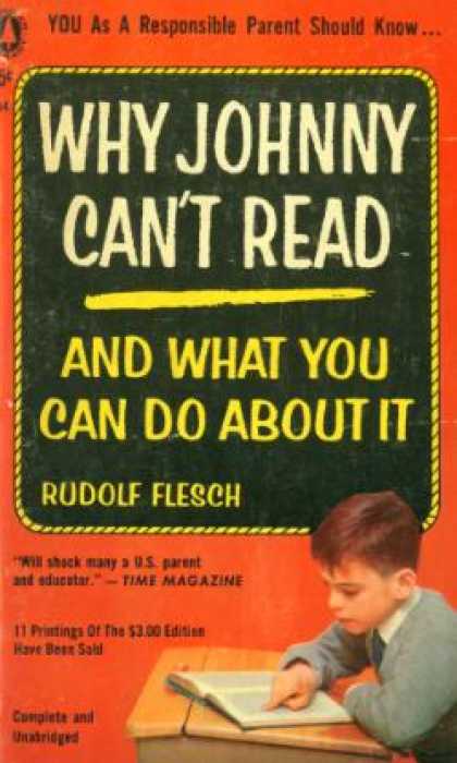 Popular Library - Why Johnny Can't Read: And What You Can Do About It - Rudolf Flesch
