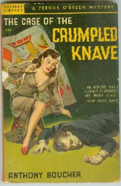 Popular Library - The Case of the Crumpled Knave - Anthony Boucher