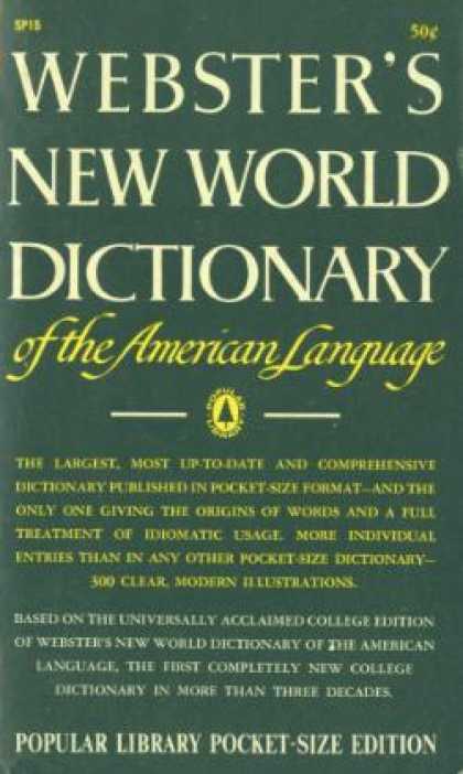 Popular Library - Webster's New World Dictionary of the American Language