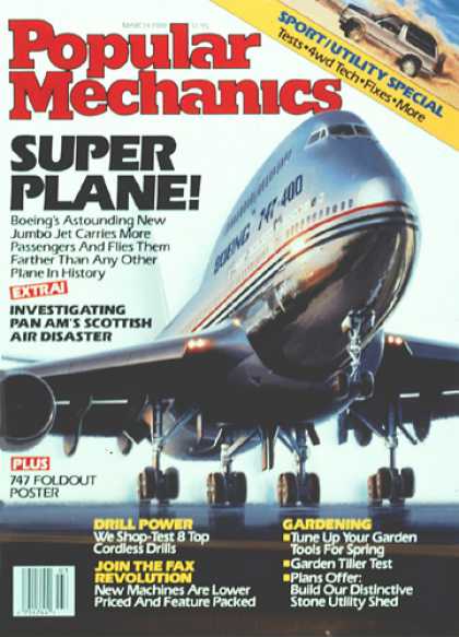Popular Mechanics - March, 1989