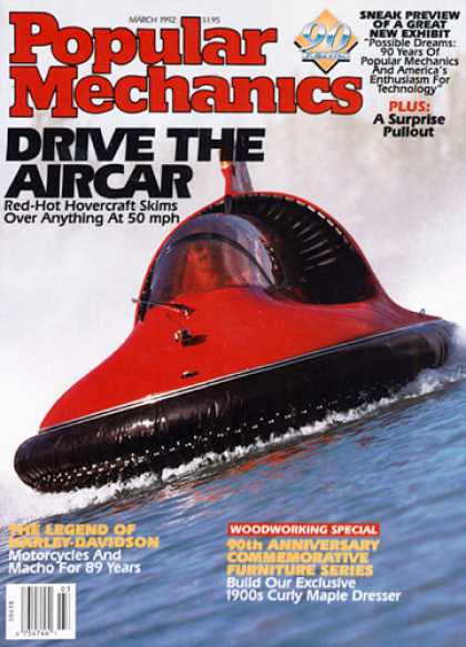 Popular Mechanics - March, 1992