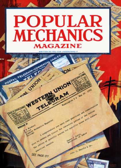 Popular Mechanics - August, 1924