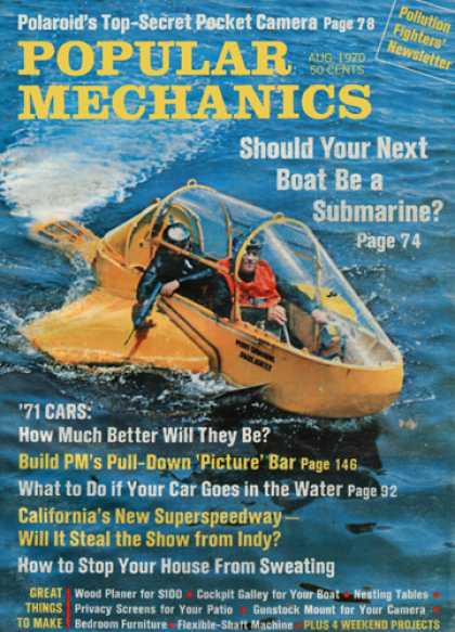 Popular Mechanics - August, 1970