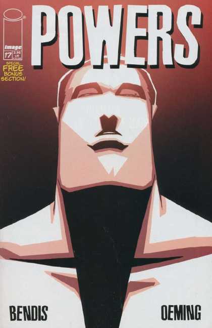 Powers 17 - Bendis - Oeming - Face - Dark - Chin - Michael Oeming