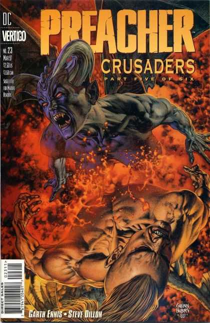 Preacher 23 - Crusaders - Part Five Of Six - Vertigo - Garth Ennis - Steve Dillion