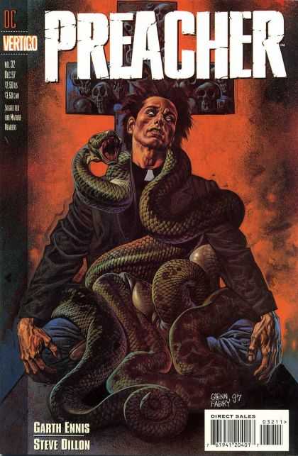 Preacher 32 - Snake - Cross - Horror - Dc Comics - 1997