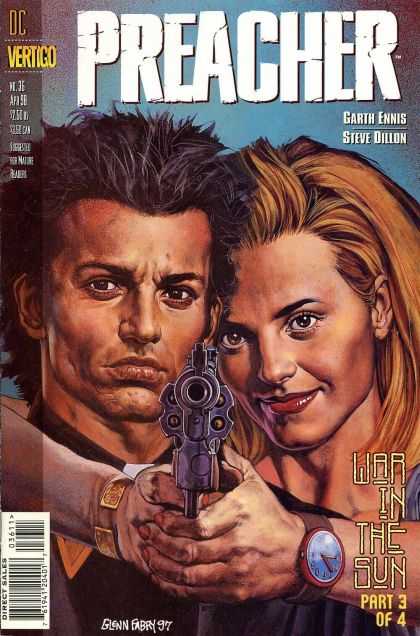 Preacher 36 - Vertigo - Hair - Gun - Watch - War In The Sun