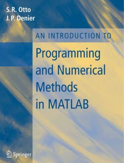 Programming Books - An Introduction to Programming and Numerical Methods in MATLAB