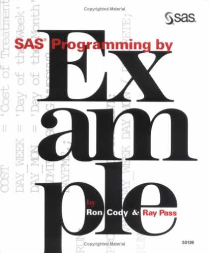 Programming Books - SAS Programming by Example