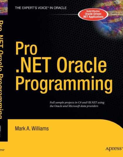 Programming Books - Pro .NET Oracle Programming