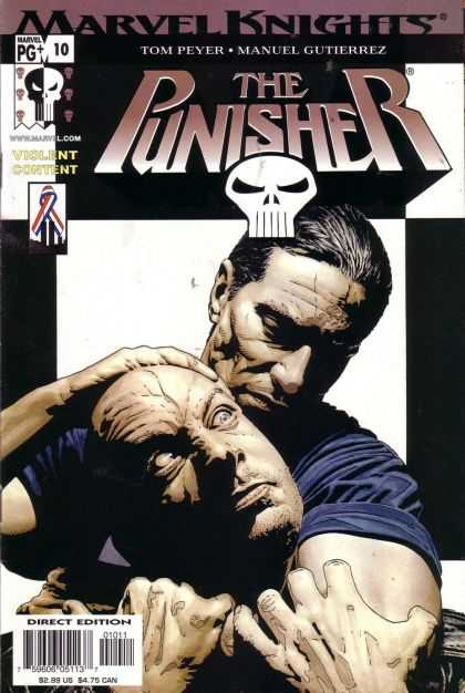 Punisher (2000) 10 - Strangle - Scars - Blue T-shirt - Checkerboard - Dark - Tim Bradstreet