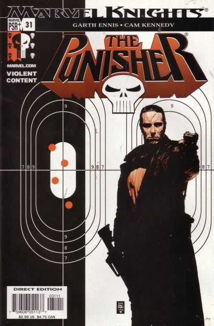 Punisher (2000) 31 - Marvel Knights - Targer - Gun - Violent Crime - Skull