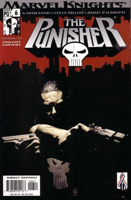 Punisher (2000) 6 - Gun Fight - Devil Night - Black Night - Evil Night - Night With Blood - Tim Bradstreet