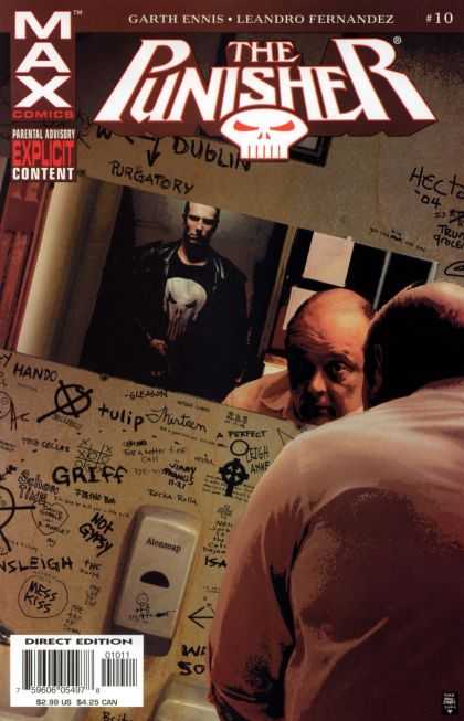 Punisher (2004) 10 - Max Comics - Explicit Content - Garth Ennis - Leandro Fernandez - Direct Edition - Tim Bradstreet