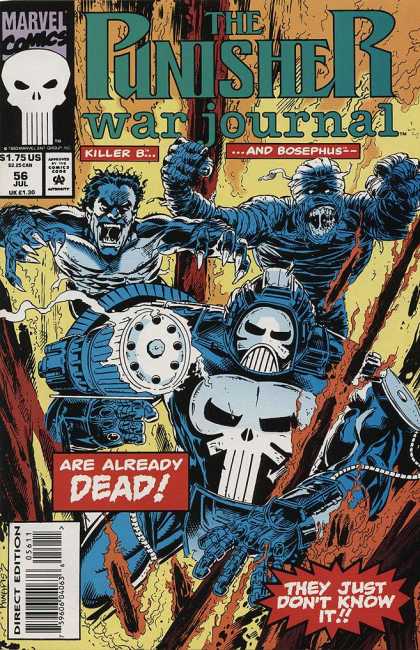 Punisher War Journal 56 - Killer B - Bosephus - Dead - Direct Edition - Marvel Comics
