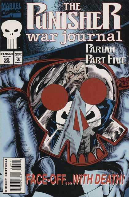 Marvel Comics - Pariah Part Five - Superhero - Face-off With Death - Direct Edition Punisher War Journal 69 - Marvel Comics - Pariah Part Five - Superhero - Face-off With Death - Direct Edition