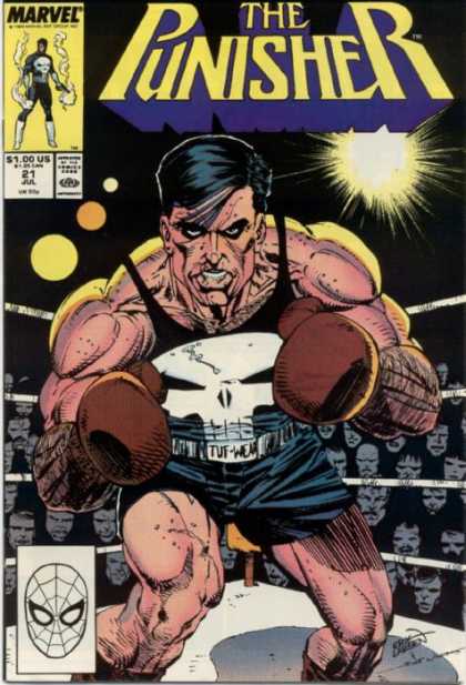 Punisher 21 - Boxing - Crowd - Man - Glove - Dark - Erik Larsen, Tim Bradstreet