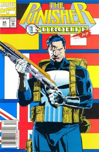 Punisher 64 - Marvel Comics - Eurohit - Shotgun - Approved By Comics Code - Backpack