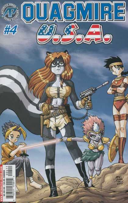 Quagmire USA 2 4 - Issue 4 - Girls - Guns - Skunk Tail - Sword