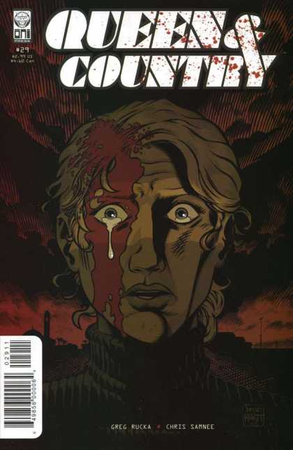 Queen & Country 29 - Blood - Crying - War - Sadness - Dark - Brian Hurtt