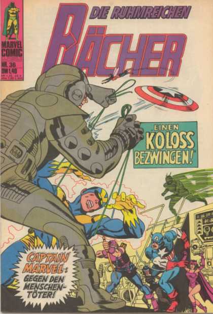 Raecher 36 - Koloss Bezwingen - Captain Marvel - Gegen Den Menschentoter - Beware The Us Heros - Rescue Mission
