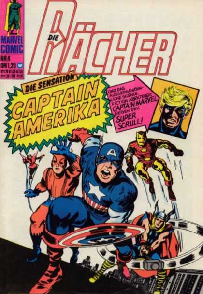 Raecher 4 - Costumes - Superhero - Captain Amerika - Thor - Hammer