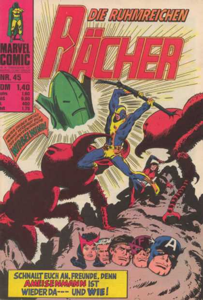 Raecher 45 - Marvel Comic - No 45 - Camptain America - The Flash - Superhero