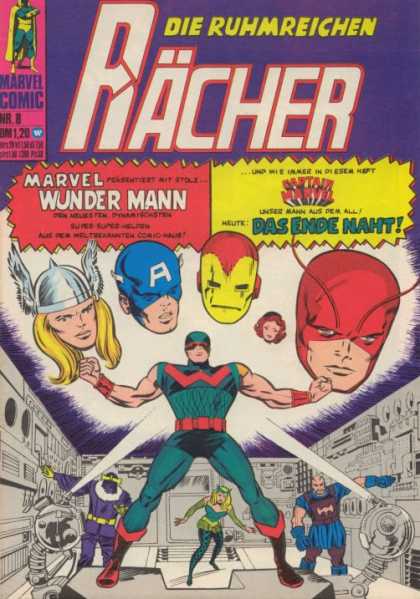 Raecher 8 - Wunderwoman - Comic - Super Hero - Strong Man - Masks