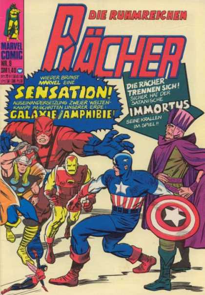 Raecher 9 - Iron Man - Thor - Captain America - Shield - Immortus