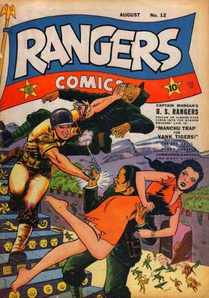 Rangers 12 - Soldier - Stairs - Girl - Gun - Mountain