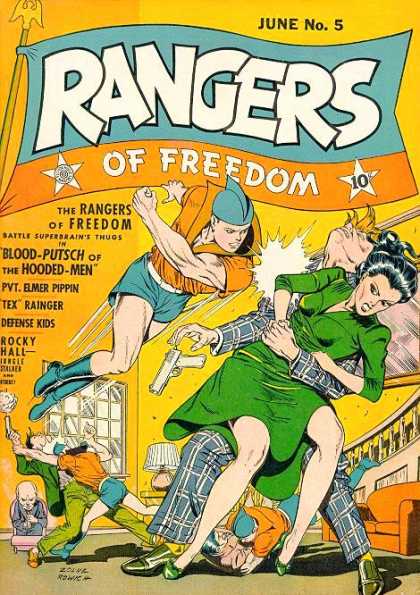 Rangers 5 - No 5 - Superbrain - Pvt Elmer Pippin - Tex Rainger - Defense Kids