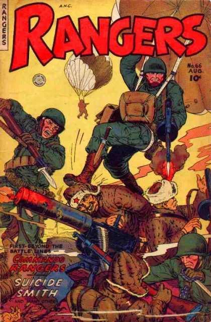 Rangers 66 - Parachute - War - Soldiers - Commando Rangers - Suicide Smith