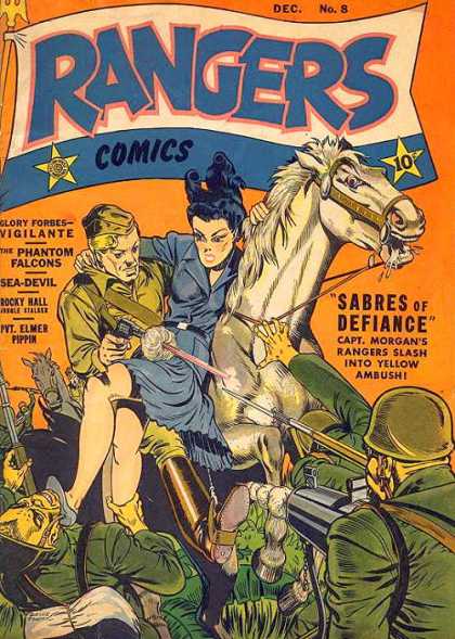 Rangers 8 - Soldier - Horse - Woman - Man - Gun