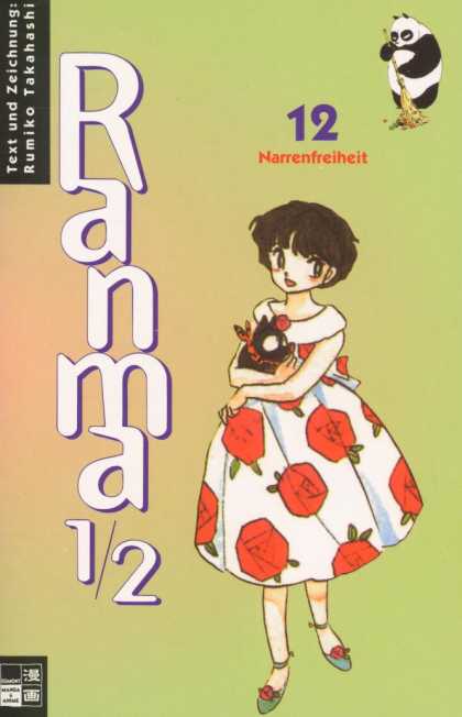 Ranma 1/2 12 - Panda - Roses - Girl - Manga - 12