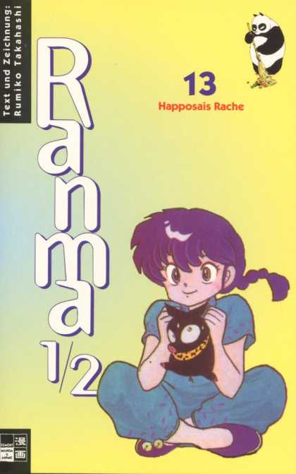 Ranma 1/2 13 - Panda - Broom - Girl - Braid - Dog