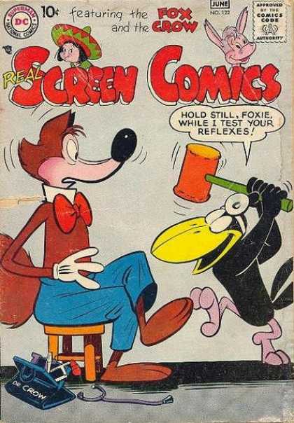 Real Screen Comics 122 - Doctor - Hammer - Wolf - Bird - Pain