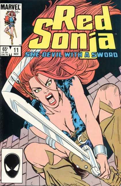 Red Sonja (1983) 11 - Marvel - She-devil With A Sword - Woman - Redhead - Green Eyes
