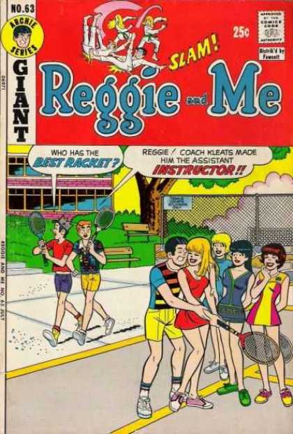 Reggie and Me 63 - Archie - Racket - Tennis - Jughead - 25 Cents