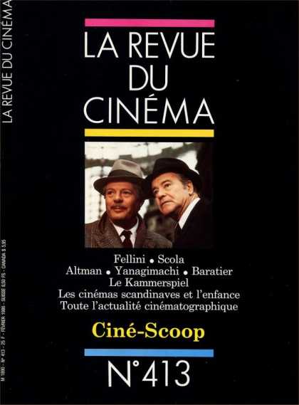 Revue du Cinema 413