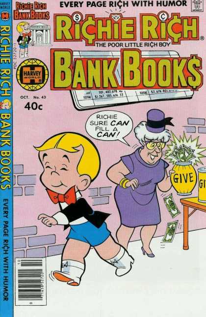 Richie Rich Bank Book Covers