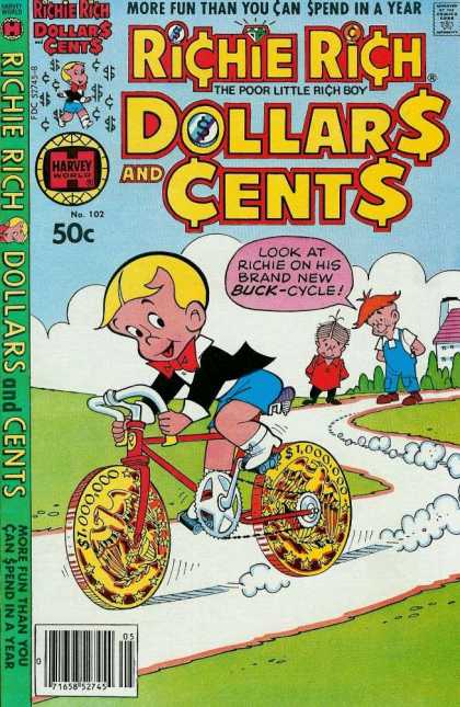 Richie Rich: Dollars & Cents 102 - Approved By The Comics Code Authority - The Poor Little Rich Boy - Cycle - No102 - Harvey World