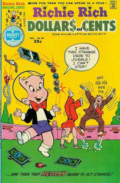 Richie Rich: Dollars & Cents 69 - Jewels - Money - Watch - Dollars And Cents - Juggling