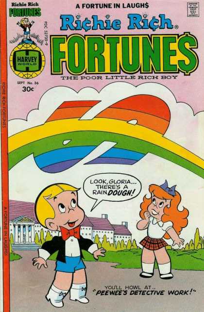 Richie Rich Fortunes 36 - Bow Tie - Boy - Rainbow Colours - Girl - Rain- Dough