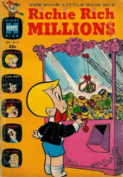 Richie Rich Millions 10 - Crane - Riches - Money - Gold - Jewels