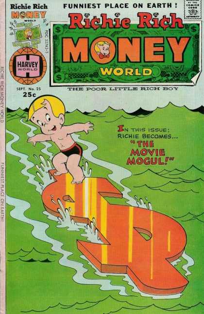 Richie Rich Money World 25 - The Poor Little Rich Boy - Funniest Place On The Earth - Harvy World - Seot No25