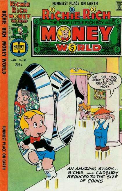 Richie Rich Money World 33 - Vault - Money - Hide And Seek - Children - Mansion