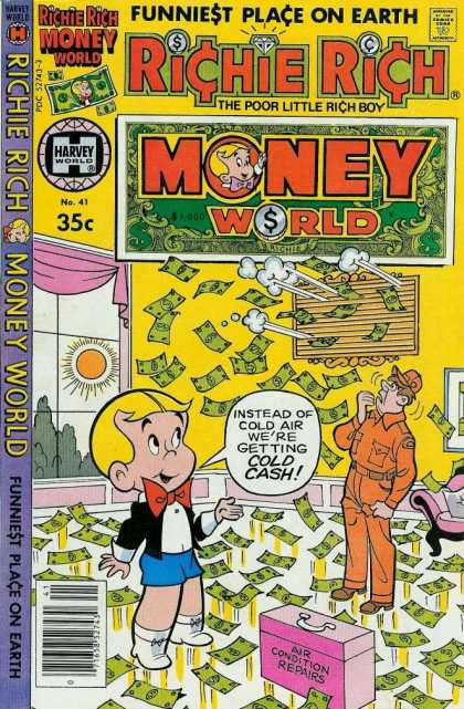 Richie Rich Money World 41 - No 41 - Money World - Money - Red Bow Tie - White Shoes